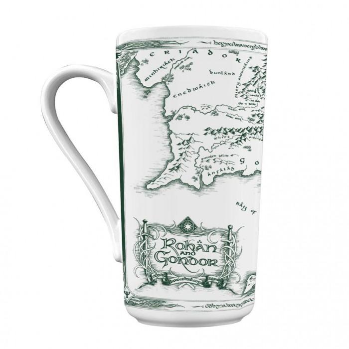 Lord Of The Rings White Map 470ml Mug