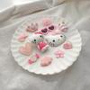 Набор из 12 деталей для украшения обуви Pink Kitty, популярный персонаж в Корее
