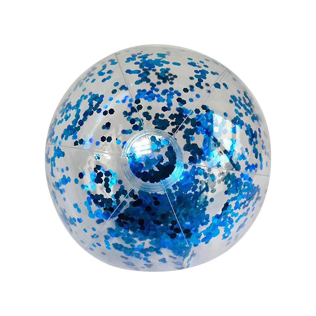 40CM PVC Inflatable Sequin Beach Ball Sports Luminous Ball