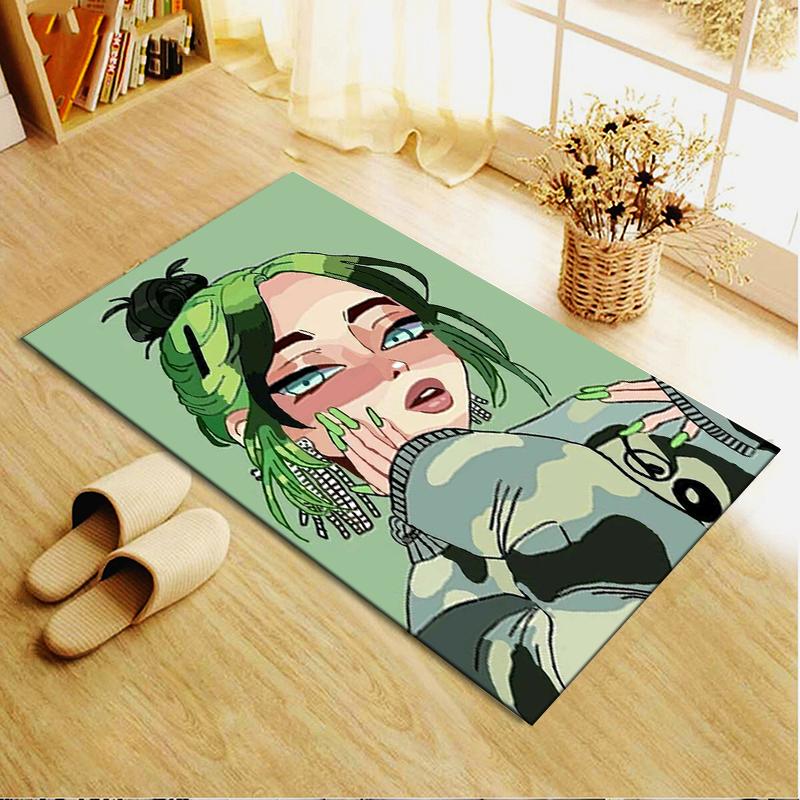 Billie Eilish Carpet Rug For Living Room Bedroom Home Sofa Decorationkids Play Nonslip Floor Mat