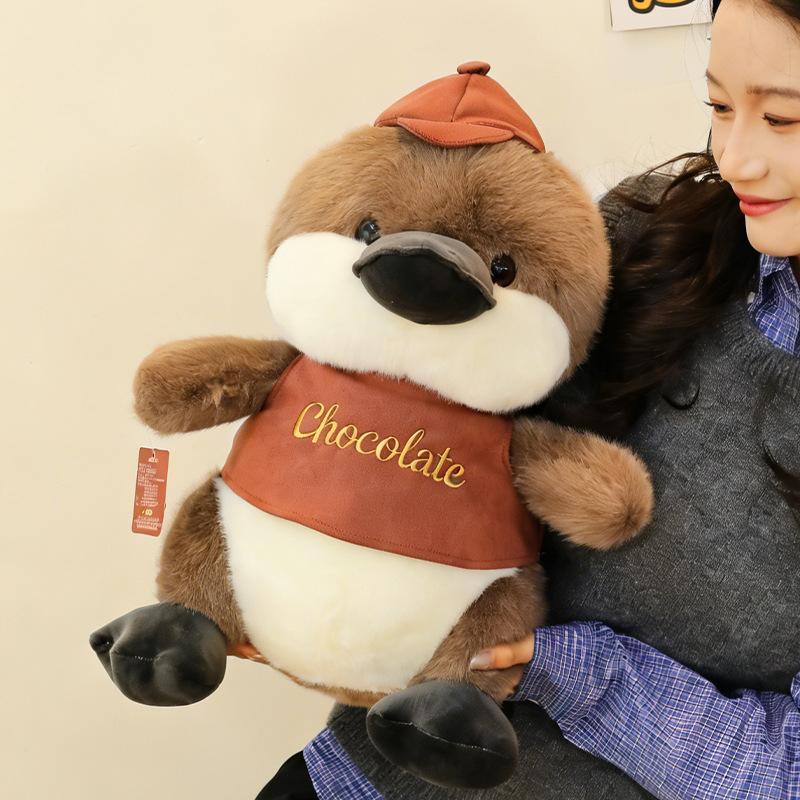 Doll children's plush toy brown soothing companion doll gift for girlfriend