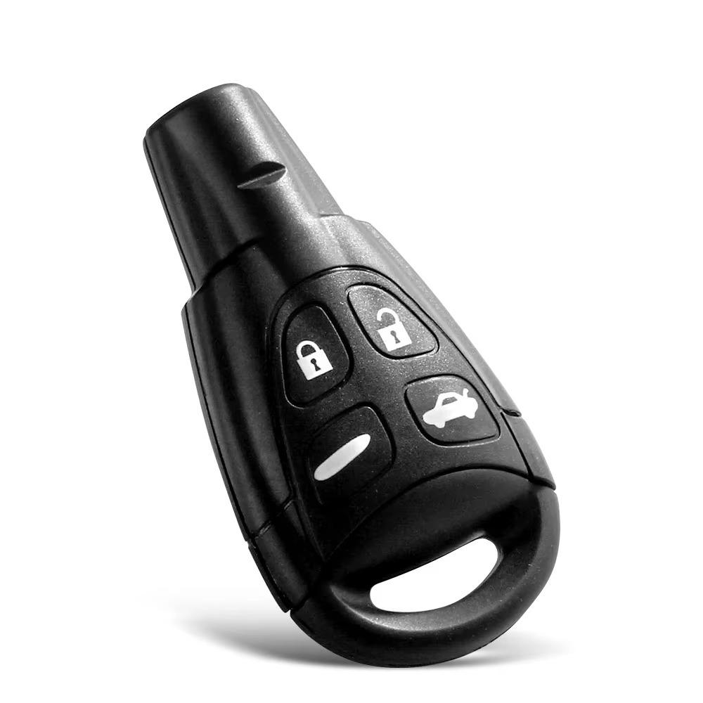 Replacement Remote Smart Key Case 4 Buttons Key Fob Cover Car Key Shell For Saab 9-3 93