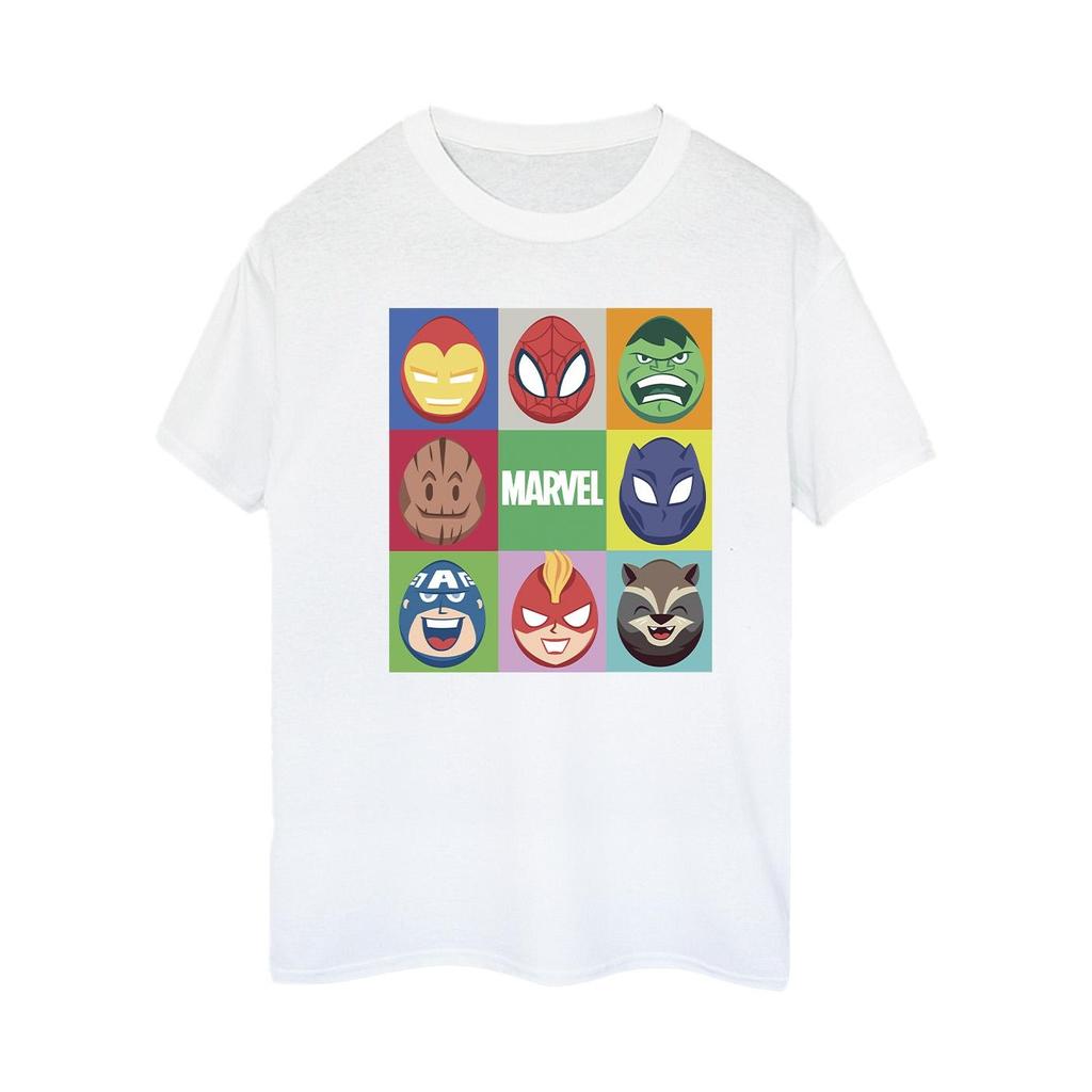 Marvel Womens/Ladies Easter Eggs Cotton Boyfriend T-Shirt