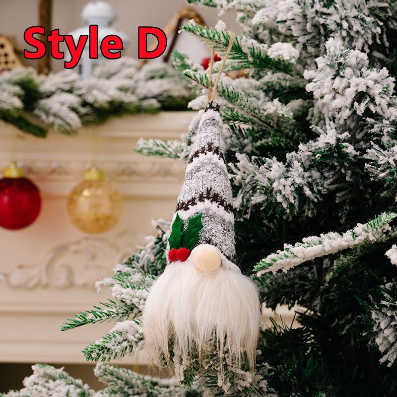 Новый 5/1 шт светодиодный светящийся гном рождественский безликий кукла веселое рождественское украшение для дома Navidad Natal Новый год 2025 рождественские подарки