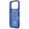 Karl Lagerfeld IML K Head Logo MagSafe Case for iPhone 17 Pro Blue
