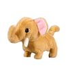 Kids Electric Plush Animal Toy Walking Interactive Robot Elephant Sheep Alpaca Panda Plushie Toy Toddlers Educational Simulation Animal Toy
