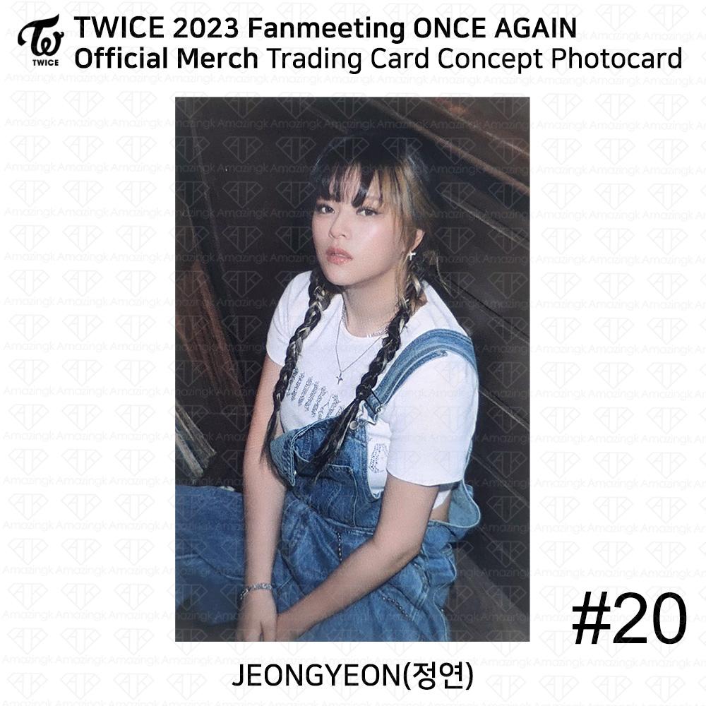 Twice Фан-встреча «ONCE AGAIN» в честь 8-й годовщины. Всплывающая карточка с коллекционной карточкой MD.