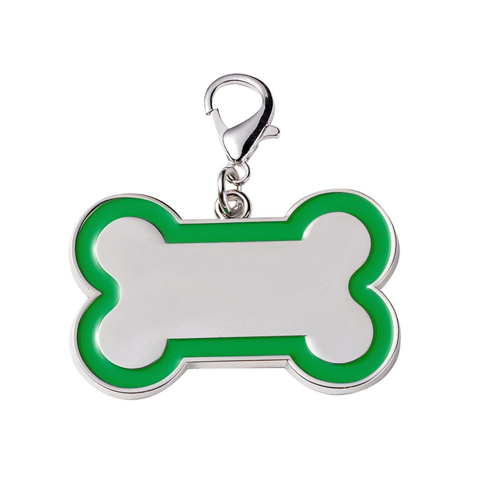 Идентификационные бирки для домашних животных в форме косточки с цветным дизайном, персонализированные бирки для собак и кошек, индивидуальная гравировка с 5 строками текста с обеих сторон