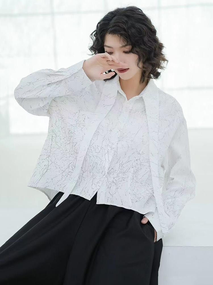 Xitao Свободная нестандартная женская рубашка GJ1068