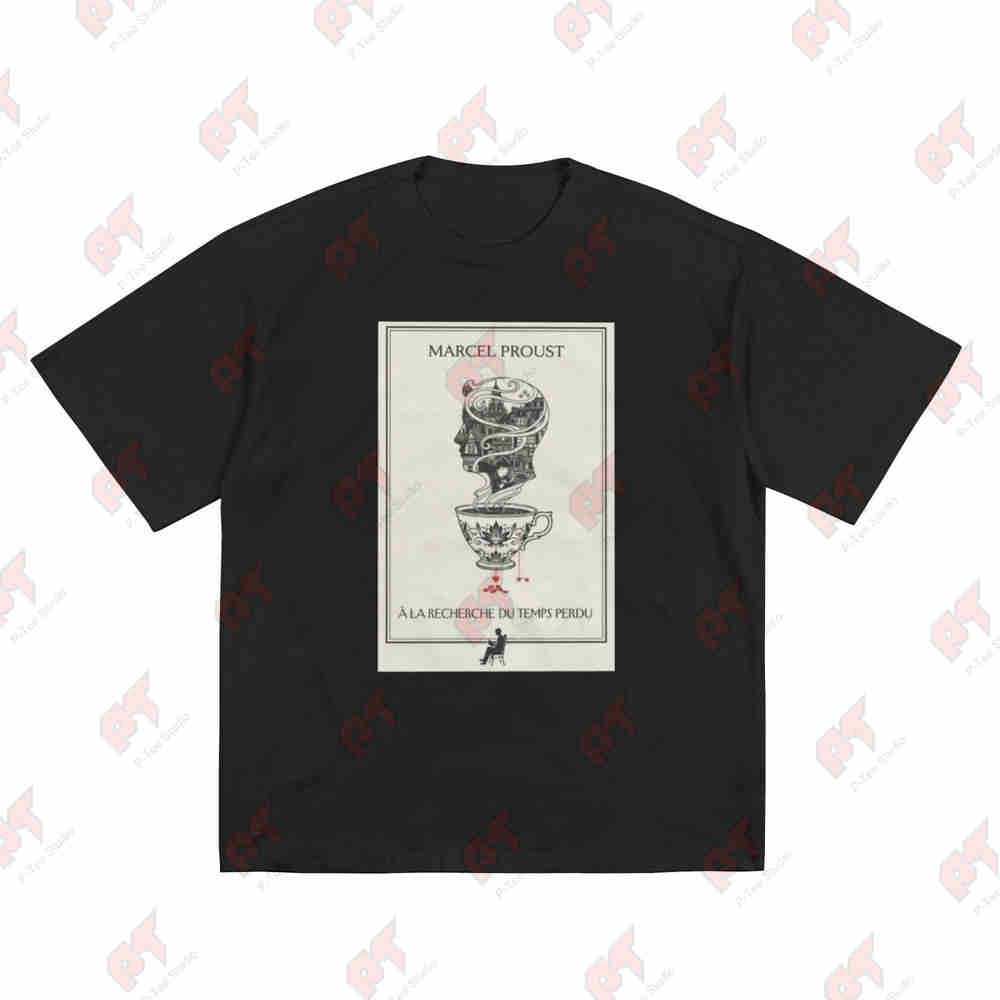 A La Recherche Du Temps Perdu Marcel Proust Novel Short Sleeve Tee 100% Cotton T-Shirt