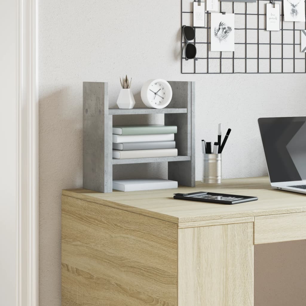 Organizer Na Biurko, Szarość Betonu, 34,5X15,5X35,5 Cm
