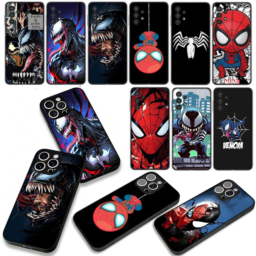 SpiderMan Venom Spider Marvel Man Cover Phone Case for Xiaomi Redmi Note 14 12 13 ProPlus A4 A3 Pro Plus 12C 13C 14C 5G
