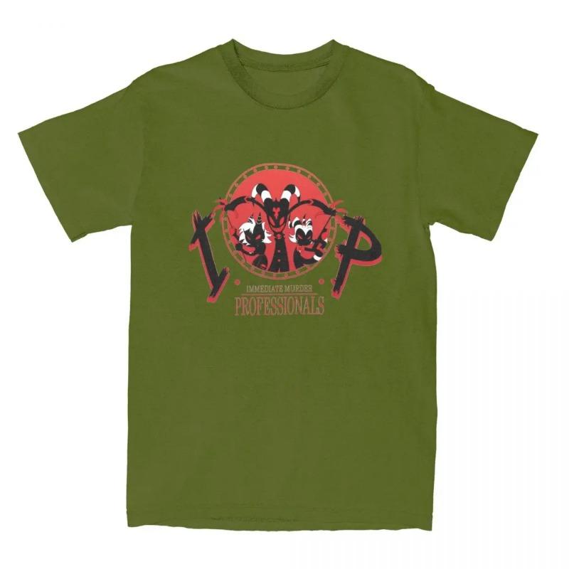 Футболка Helluva Boss Start Up Killing Company для мужчин Blitzo Cartoon Cool Tees Футболки с коротким рукавом и круглым вырезом Топы