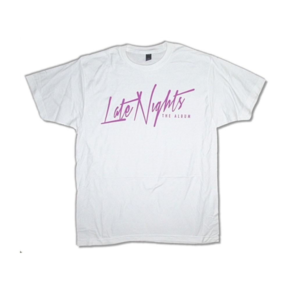 Men's Jeremih Late Nights T-Shirt Mens Womens Tees Top White