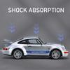 1:24 Scale 964 Carrera RS Cayenne S Sports Car Model Toy Metal Diecast Pull Back Classic Models Sound Light Display Gifts