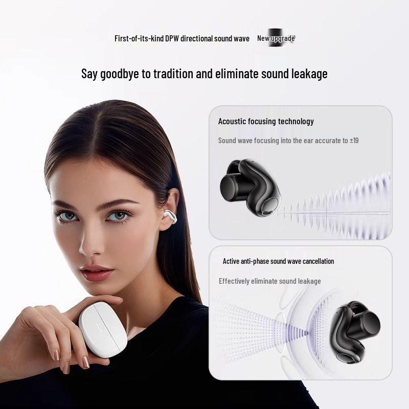 CBC Bluetooth-наушники: Зажимные, Костная проводимость, Шумоподавление, Длительное время работы от аккумулятора, Удобные и беспроводные