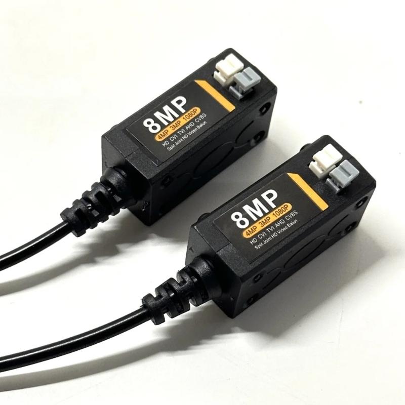 Professional BNC To Networking Cable Converter Supports 8MP Video With Strong Interferences proof