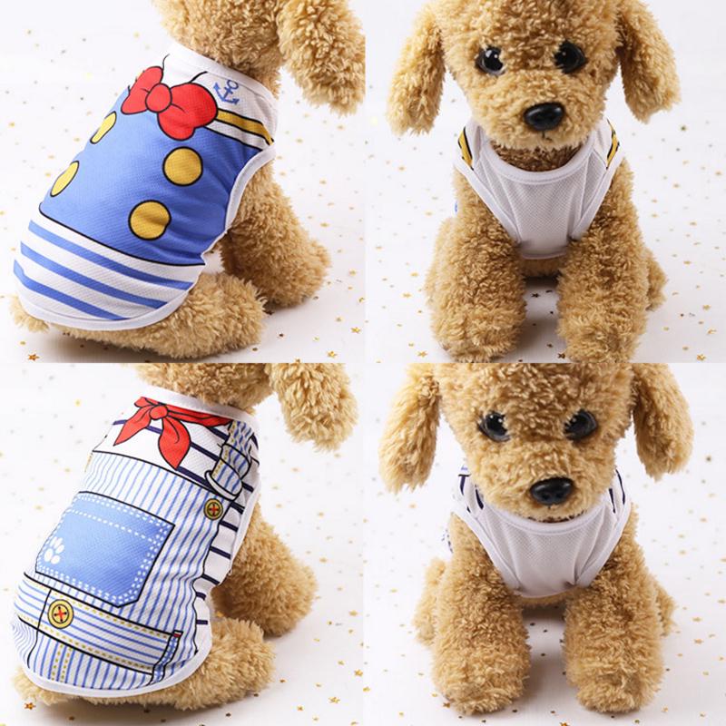 Простой сетчатый дышащий жилет, различная одежда, одежда для домашних животных, 1 шт., новая футболка, кошка, щенок, летняя маленькая собака, плюшевый милый питомец