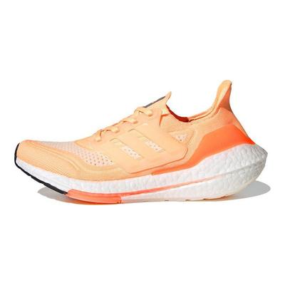 UltraBoost 21 Acid Orange Женские кроссовки Cloud-White Cream-White FZ1917