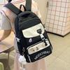Модный контрастный школьный рюкзак для женщин Большой вместимости для учеников средней школы Легкий рюкзак для старшеклассников