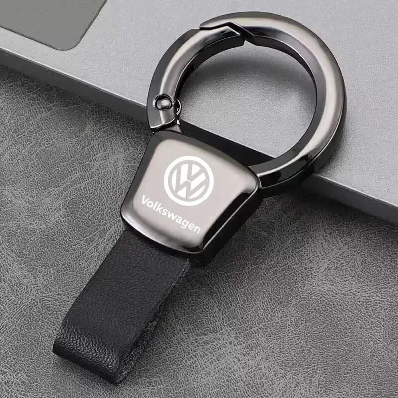 2025 Горячий кожаный брелок Модный брелок с логотипом автомобиля Подвеска для Volkswagen Golf Passat Jetta Touareg Tiguan Polo Beetle Sharan