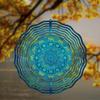 10 Inch Hanging Wind Spinner with 360 Degree Rotating Hook for Outdoor Garden Balcony Decor Elegant Wind Driven Design for Spring Summer