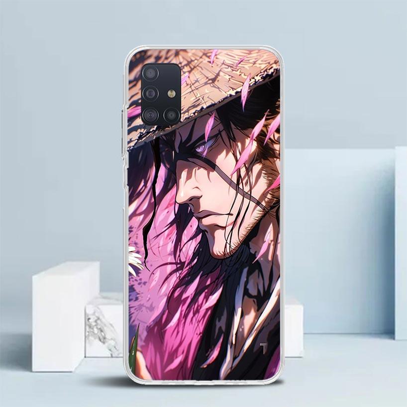 Bleach Кёраку Сюнсуй Мягкий Чехол для Samsung Galaxy A12 A22 A32 A52 A72 A02S Чехол для Телефона Note 20 Ultra 10 S10 Plus A51 A71 A50S