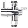 Diverter Valve ABS Connector Converter Shower Head