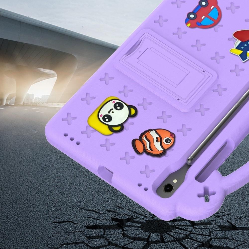 Case for Samsung Galaxy Tab S7/S8/S9, Cute Patterns, with stand, Purple