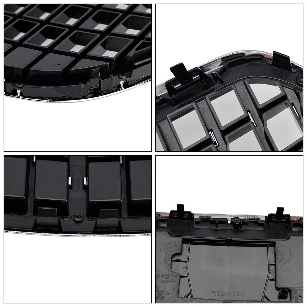 Хромированная решетка переднего бампера подходит для Mercedes S-класса W223 S580 S680 2021-2023