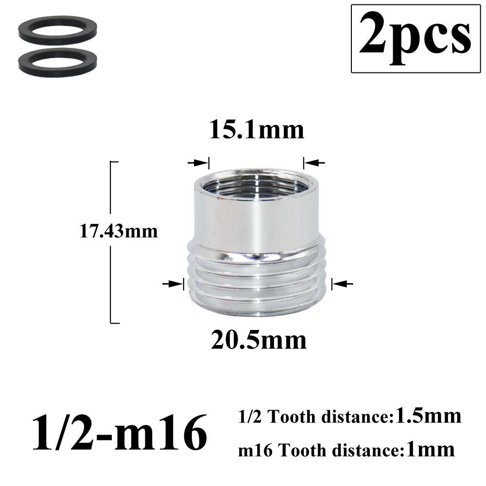 2 шт. 1/2 переходник на 16, 18, 20, 22, 24, 26, 28 мм наружная резьба адаптер для смесителя кухня ванная комната латунные фитинги для барботера вода соединение