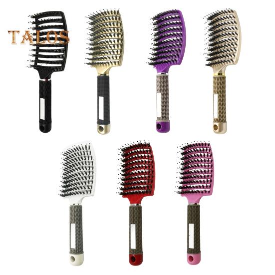 Вентилируемая щетка для волос, портативная антистатическая, тонкая, густая, вьющаяся, длинная, влажная, сухая, плоская щетка для женщин и девочек, массаж кожи головы, укладка волос, распутывание, расческа