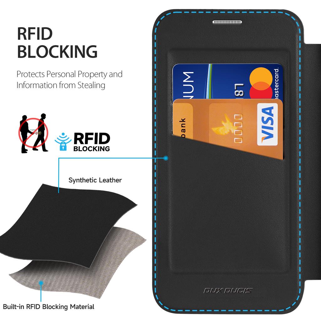 For Samsung Galaxy S26 Ultra Magnetic Case DUX DUCIS Skin X Pro Series Flip Leather Cover