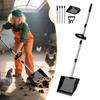 Extendable Scoop Sand Rake Chicken Poop Scooper Retractable Cat Litter Scoop Lightweight Sifting Chicken Coop Cleaning Tools