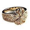 The New Hollow Flower Promise Ring Is Elegant and Exquisite for Daily Wear and Party Accessories.