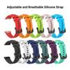 Silicone Strap Smart Watch Band Replacement Bracelet Strap Adjustable Wristband Belt for Women Men