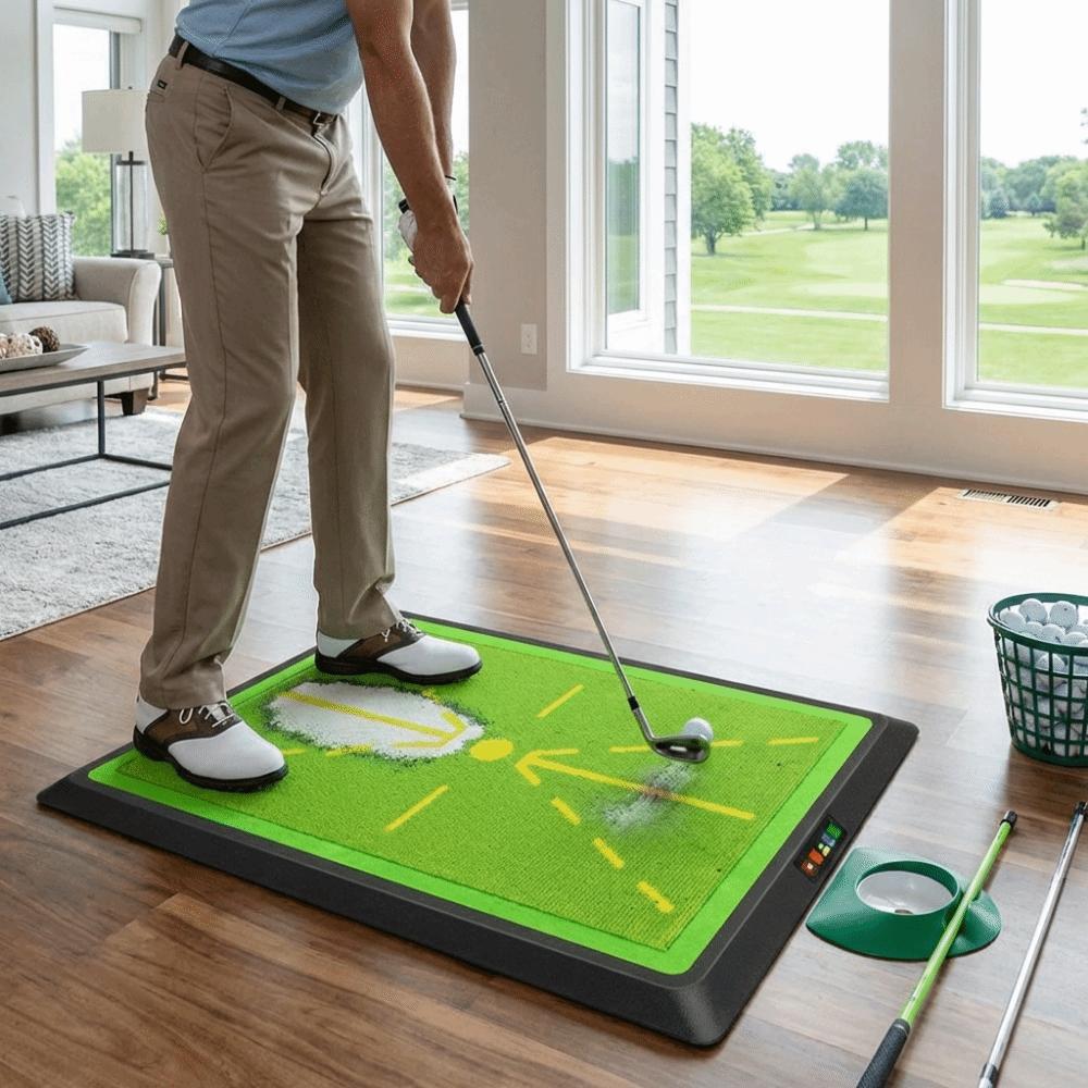Trace Detection Golf Strike Mat Ball Display Track Swing Detection Pad  Training Equipment