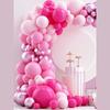 126pcs Macaron Pink Balloon Garland Arch Kit Rose Gold Balloons Wedding Birthday Party Decor Baby Shower Arch Kit Party Decor