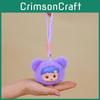 Bear Doll Cute Head Plush Keychain Toy Backpack Accessory Birthday Gift