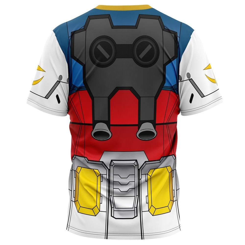 RX-78 Mobile Suit Gundam 0079 Двусторонняя футболка с полным принтом 2026 Новая детская для ролевых игр Взрослая Быстросохнущая спортивная майка