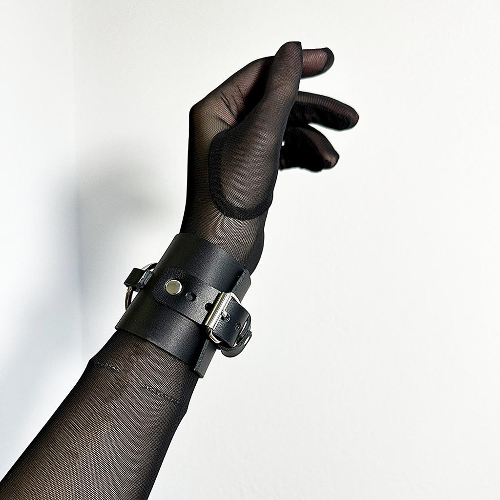 Регулируемые эротические наручники из ПУ-кожи Кожаный браслет Женский BDSM Браслет для связывания Женский фетиш Экзотический аксессуар