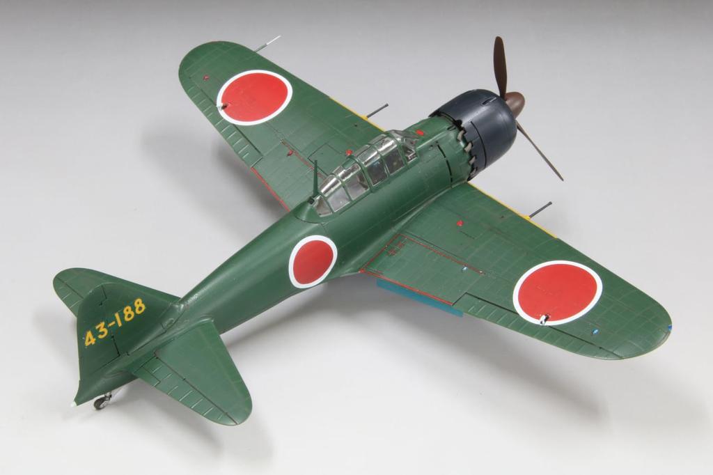 Fine Molds Scale Imperial Japanese Navy Zero Fighter Type 52 Model A Plastic Model FZ03 1/48 (Mitsubishi) (Airplane)