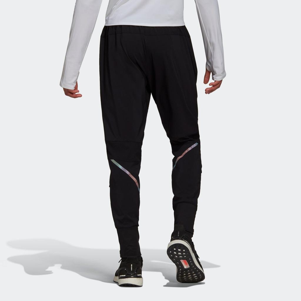 adidas Мужские вязаные спортивные штаны черные умеренной посадки прямые HF8766