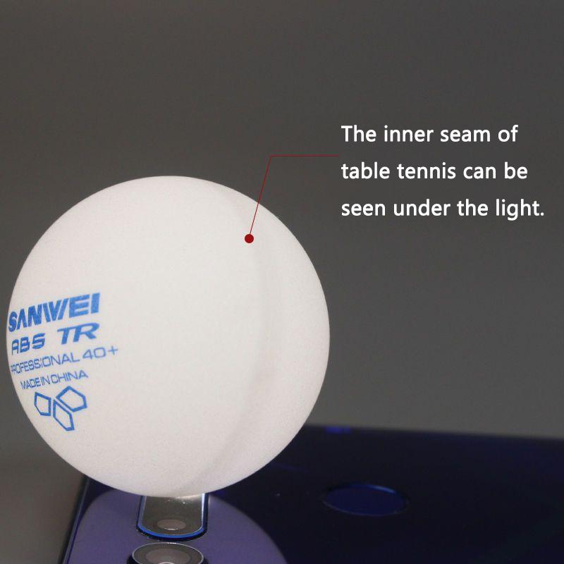 Мячи для настольного тенниса Sanwei 3Star TR, белые, 50/100 шт. SANWEI 40+, профессиональные тренировочные мячи для пинг-понга с устойчивым вращением шва