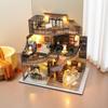 Sophie Dollhouse DIY Kit Set, Miniature Furniture Craft Kit with Dustproof Case, "Tsukumukaku" M2132Z