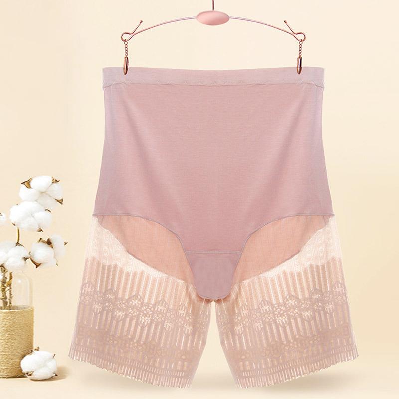 Plus Size Safety Shorts Women Summer Highly Elastic Sexy Lace Anti Chafing Under Skirt Boxers Shaping Waist Boyshorts Panties 120kg