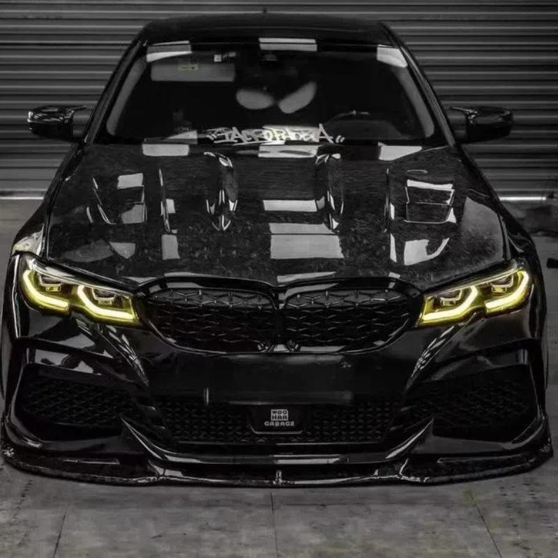 For BMW 3 series - angel Eyes Laser DRL LED boards Chips G20 G21 GTS daytime running lights Lemon Yellow DRL