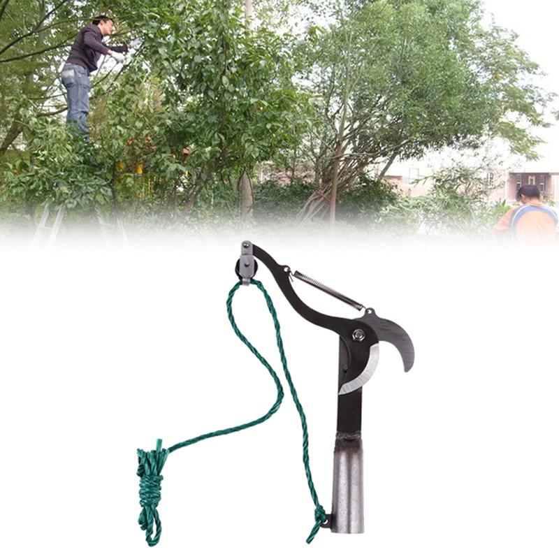 Extendable Fruit Tree Pruning Saw Cutter Scissors Garden Trimmer Tool With Rope