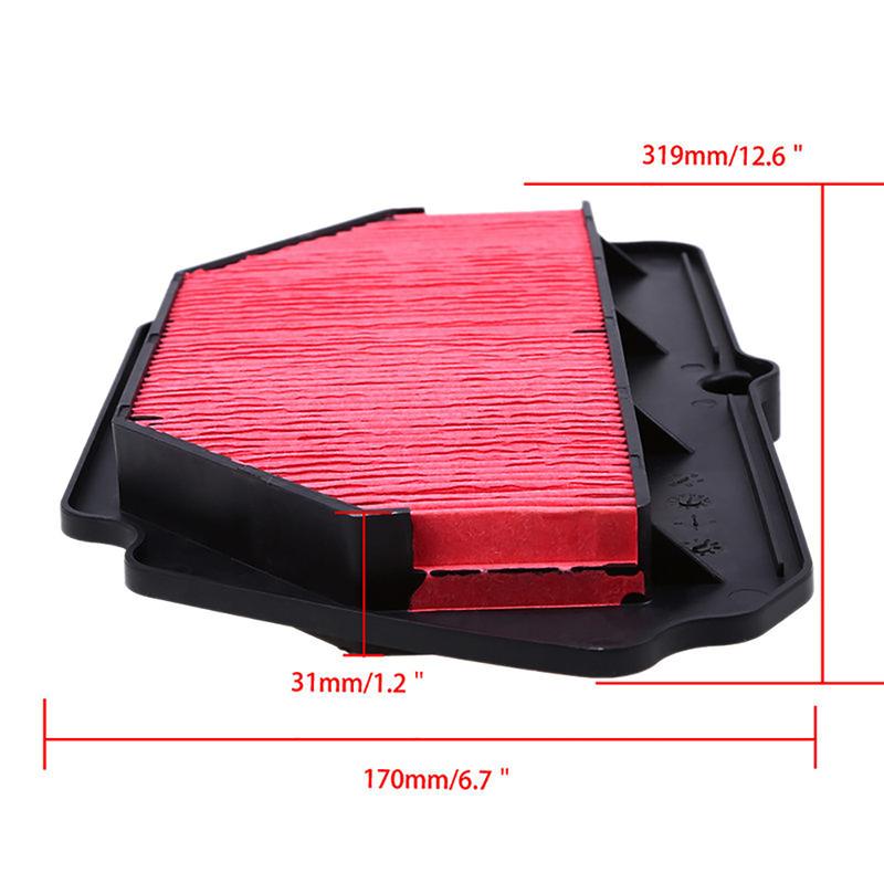 Motorcycle Engine Air Filter Cleaner Air Intake Filter Element For Kawasaki Ninja ZX-6R ABS 2013-2017 ZX6R 2009-2016 ZX 6R