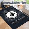 Custom Text Printed Rug Swansea City FC Non Slip Floor Carpet For Home Room Decor